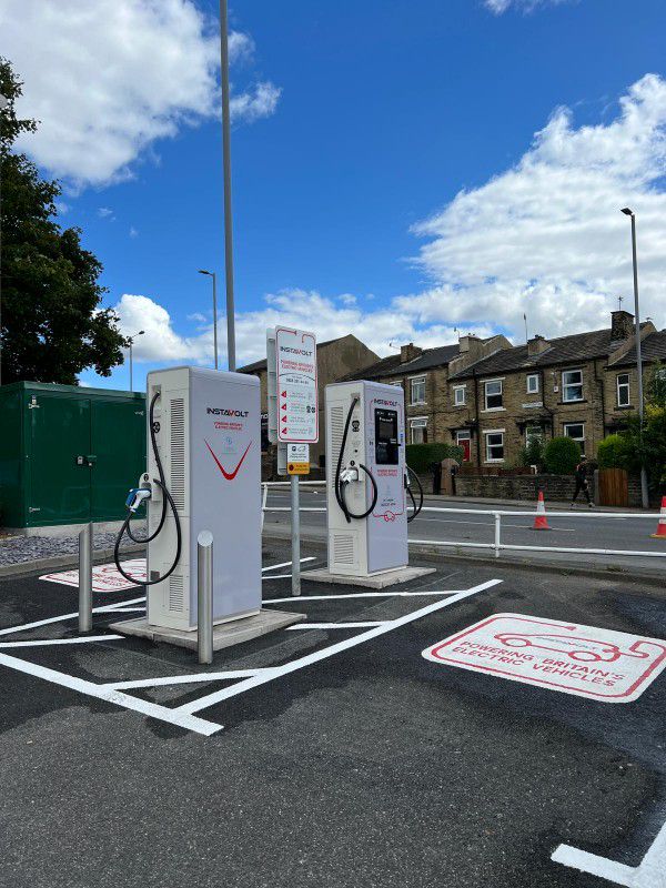 Ev Charging Points Installed At Bolton Road Shops