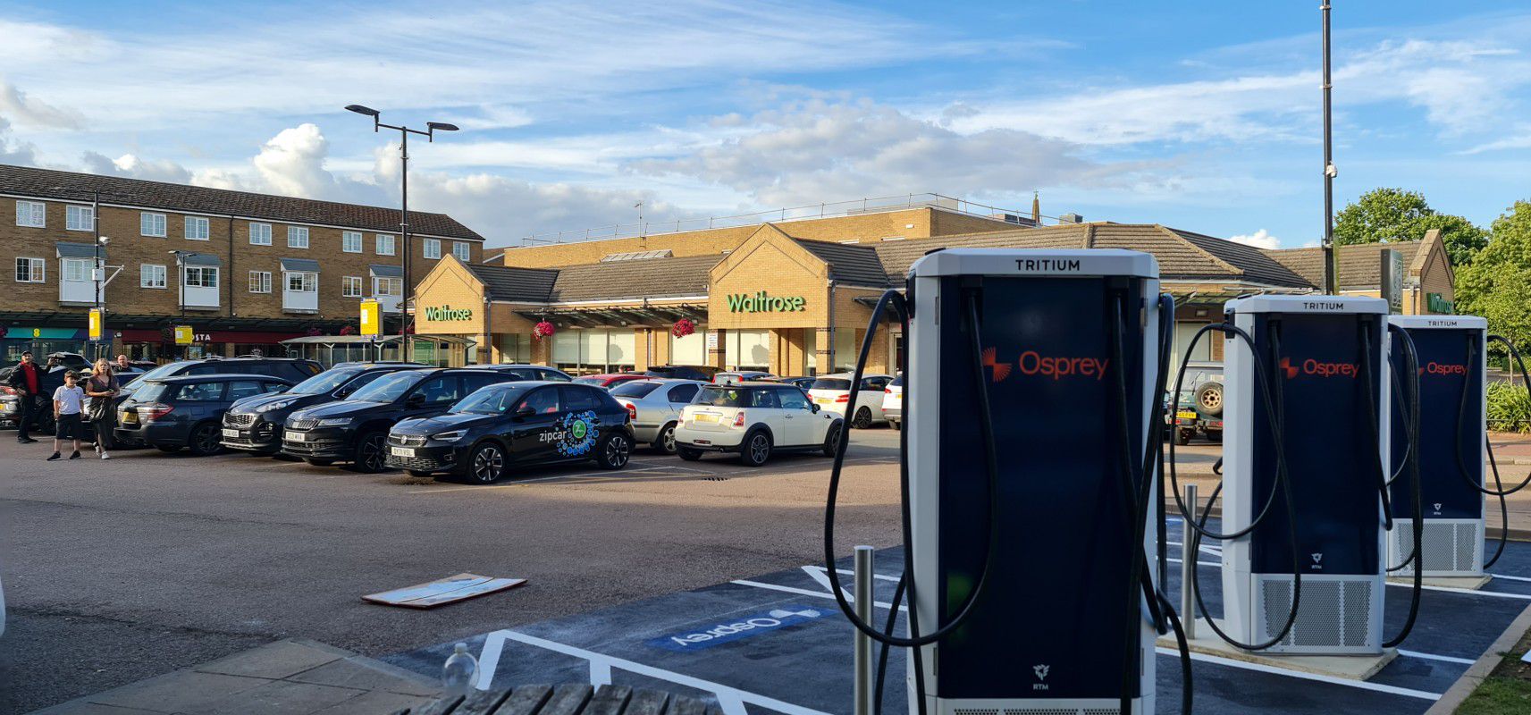 Three Ev Charging Points Installed At Bowen Square, Daventry