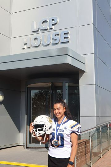 American Football Success For Sophia